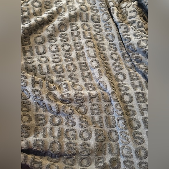 Boss Black Textured Robe - Picture 5 of 6